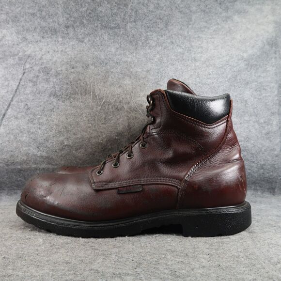Red Wing Shoes Mens 14 Boot Steel Toe Work EH Leather Supersole Waterproof Brown - Picture 5 of 16